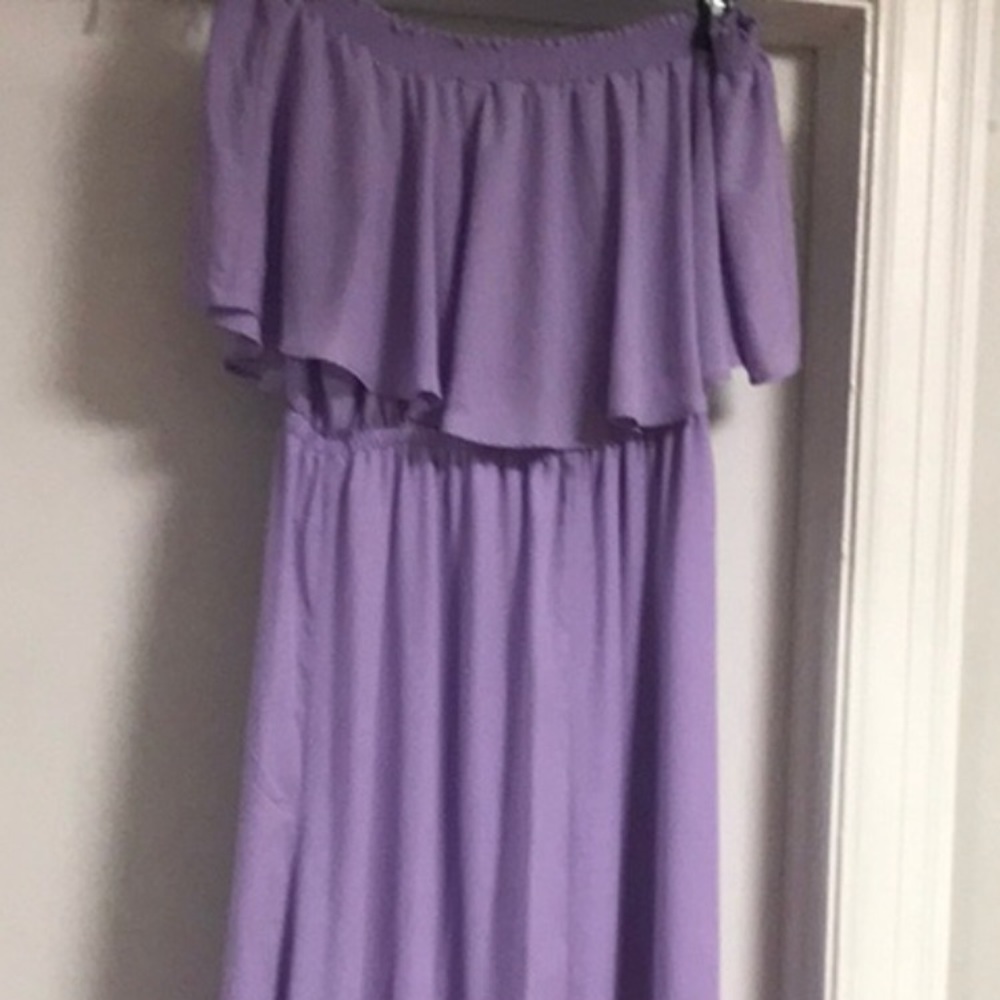Show Me Your Mumu XXL Lilac Hacienda Maxi Dress